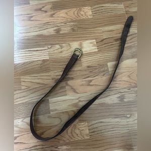 Polo Ralph Lauren Suede Leather D-Ring Belt.